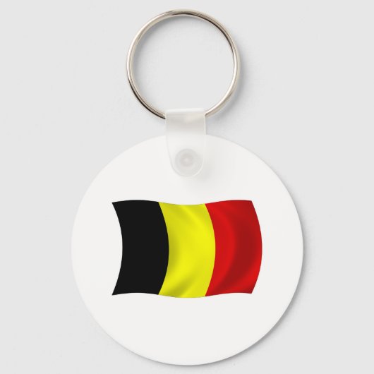 Belgische Vlag Sleutelhanger (Voorkant)