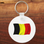 Belgische Vlag Sleutelhanger (Voorkant)