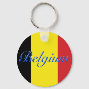 Belgische vlag sleutelhanger