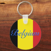 Belgische vlag sleutelhanger (Voorkant)