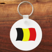 Belgische Vlag Sleutelhanger (Voorkant)