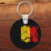 Belgische vlag sleutelhanger (Voorkant)