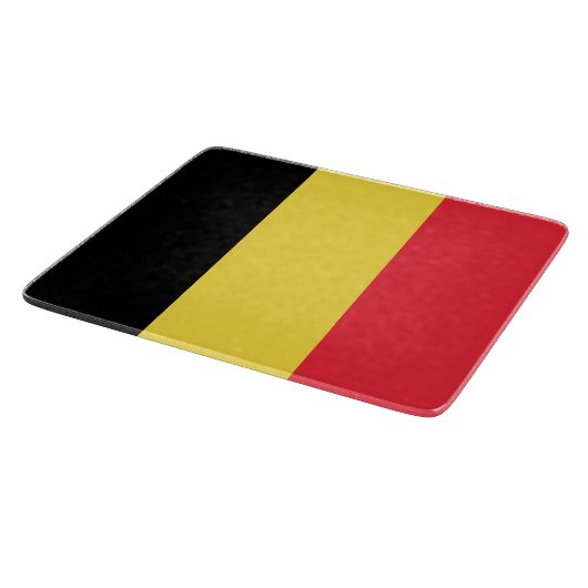 Belgische vlag snijplank (Hoek)