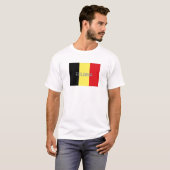 Belgische vlag souvenir t-shirt (Voorkant volledig)