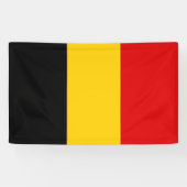 Belgische vlag spandoek (Horizontaal)