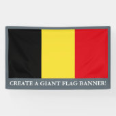 Belgische vlag spandoek (Horizontaal)