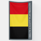 Belgische vlag spandoek (Verticaal)