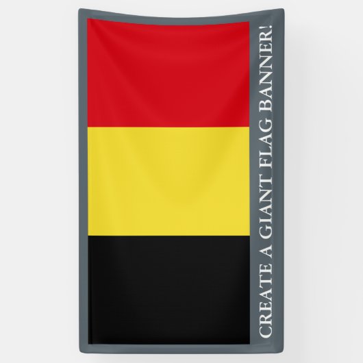 Belgische vlag spandoek (Verticaal)