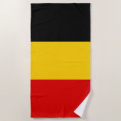 Belgische vlag strandlaken (Voorkant)