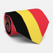 Belgische vlag stropdas (Opgerold)