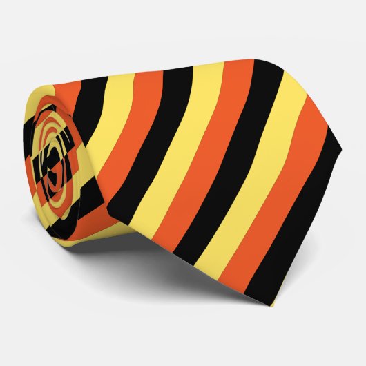 Belgische vlag stropdas (Opgerold)