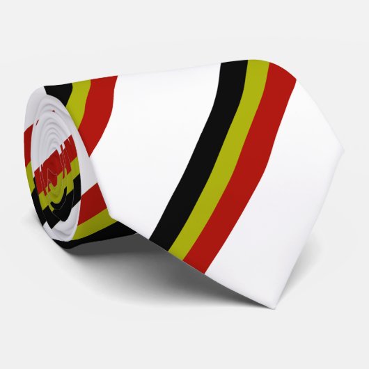 Belgische vlag stropdas (Opgerold)