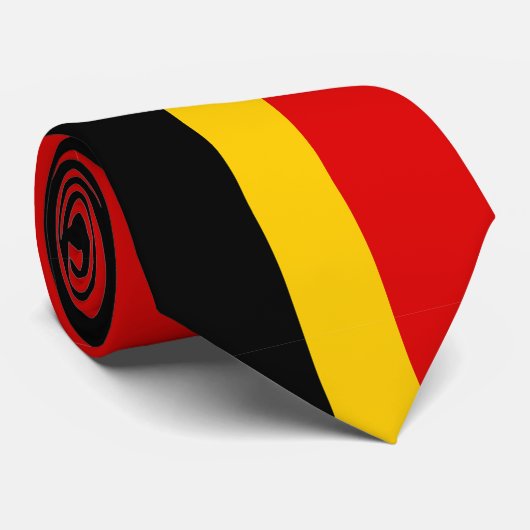 Belgische vlag stropdas (Opgerold)
