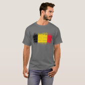 Belgische vlag t-shirt (Voorkant volledig)