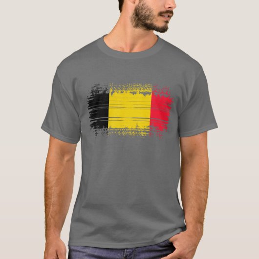 Belgische vlag t-shirt (Voorkant)