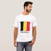 Belgische vlag t-shirt (Voorkant volledig)
