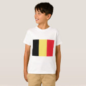 Belgische vlag t-shirt (Voorkant volledig)