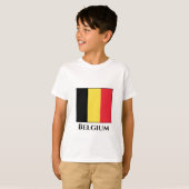 Belgische vlag t-shirt (Voorkant volledig)