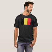 Belgische vlag t-shirt (Voorkant volledig)