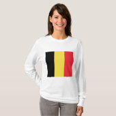 Belgische vlag t-shirt (Voorkant volledig)