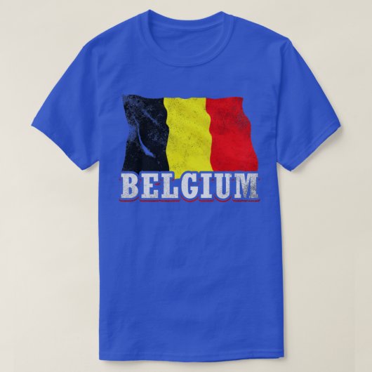 Belgische vlag t-shirt (Design voorkant)