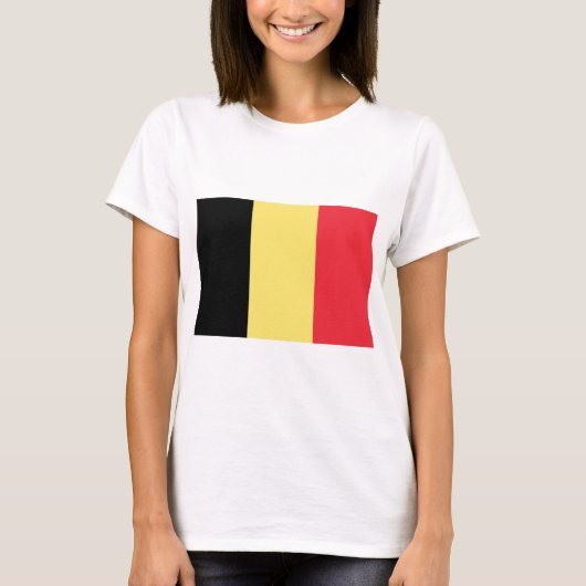 Belgische vlag t-shirt (Voorkant)