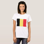 Belgische vlag t-shirt (Voorkant volledig)