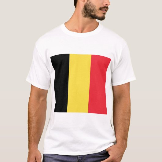 Belgische vlag t-shirt (Voorkant)