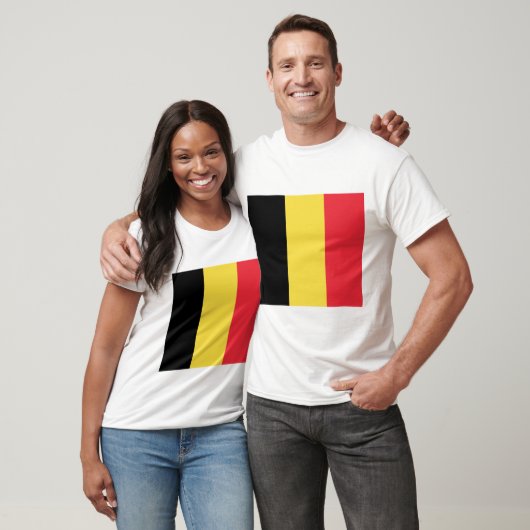 Belgische vlag t-shirt (Unisex)
