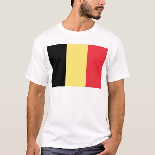 Belgische vlag t-shirt (Voorkant)