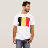 Belgische vlag t-shirt (Voorkant volledig)