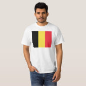 Belgische vlag t-shirt (Voorkant volledig)
