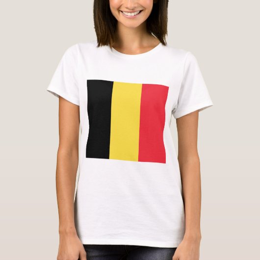 Belgische vlag t-shirt (Voorkant)