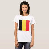 Belgische vlag t-shirt (Voorkant volledig)