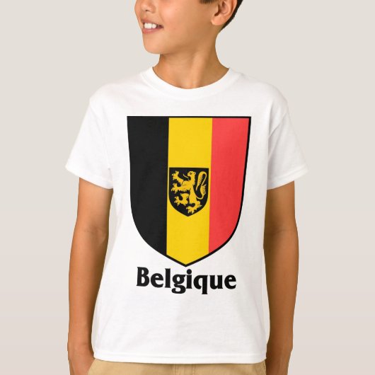 Belgische vlag t-shirt (Voorkant)