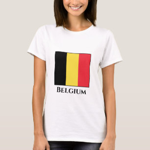 Belgische vlag t-shirt