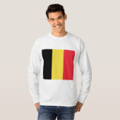 Belgische vlag t-shirt (Voorkant volledig)