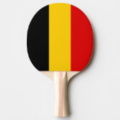 Belgische vlag tafeltennisbatje (Voorkant)