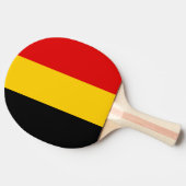 Belgische vlag tafeltennisbatje (Zijkant)