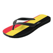 Belgische vlag teenslippers (Schuin)