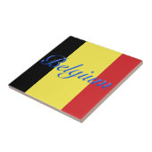 Belgische vlag tegeltje (Zijkant)