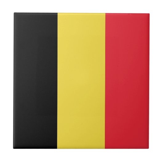Belgische vlag tegeltje (Voorkant)