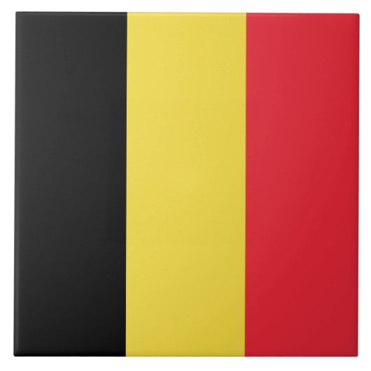 Belgische vlag tegeltje (Voorkant)