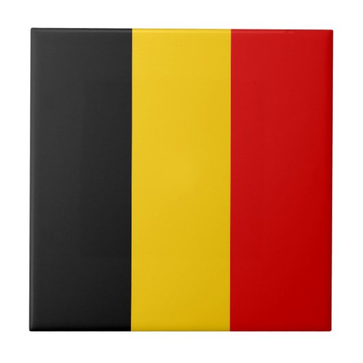 Belgische vlag tegeltje (Voorkant)