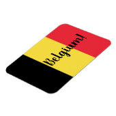 Belgische vlag & tekst magneet (Linkerzijde)