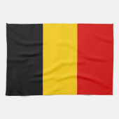 Belgische vlag theedoek (Horizontaal)