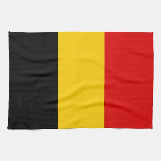 Belgische vlag theedoek (Horizontaal)