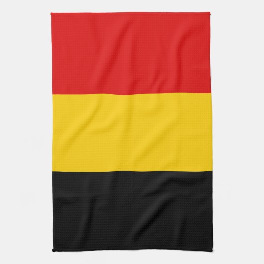 Belgische vlag theedoek (Verticaal)