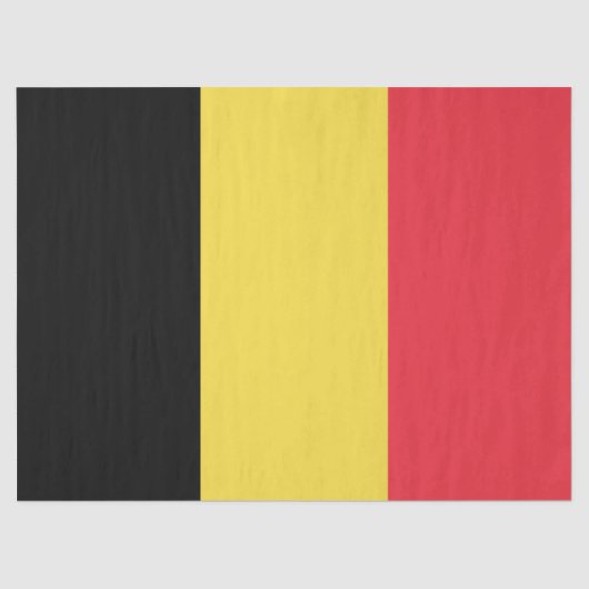 Belgische vlag tissuepapier (Voorkant)