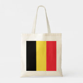 Belgische vlag tote bag (Achterkant)